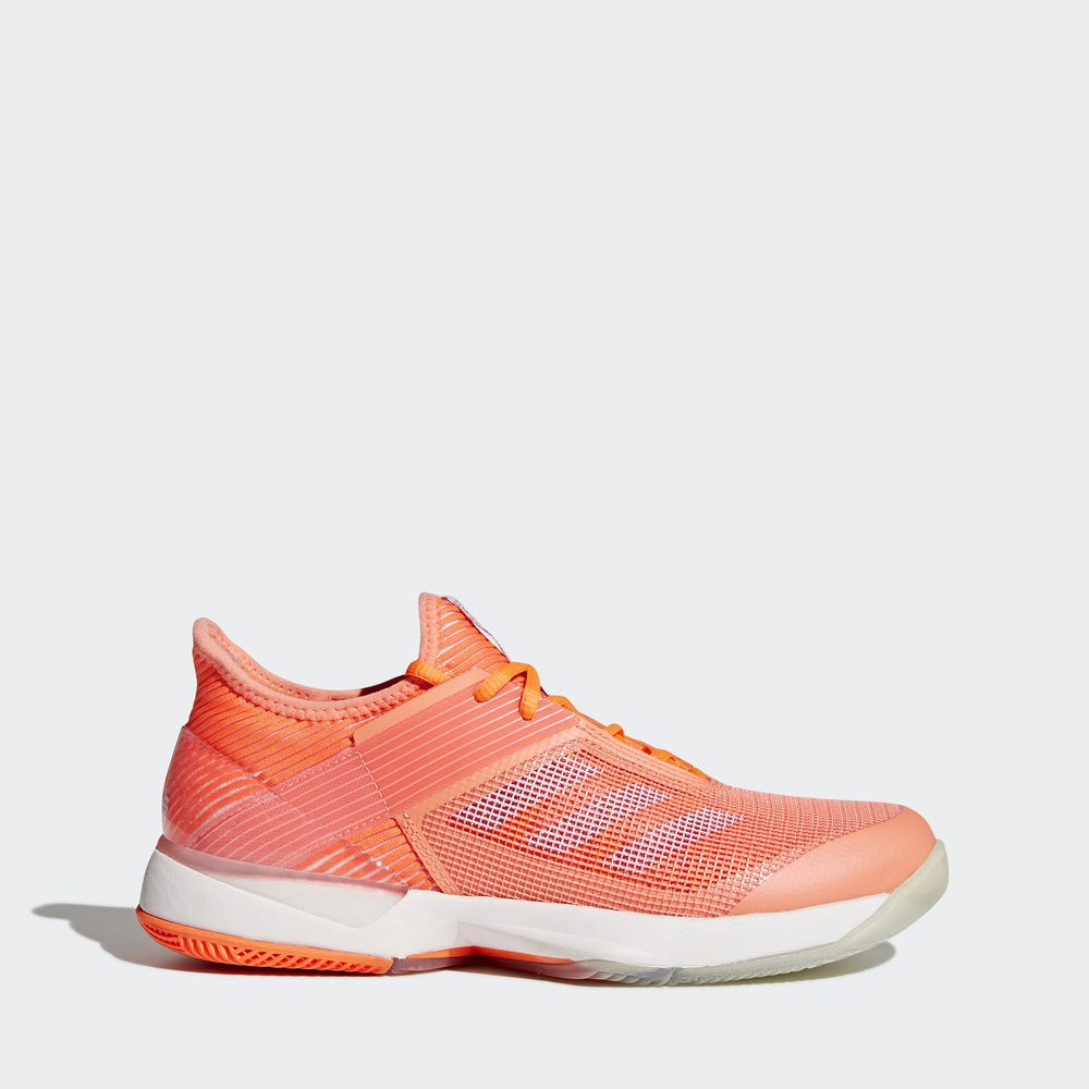 Adidas Adizero Ubersonic 3 W - παπούτσια τένις γυναικεια - Κοραλι/Μπλε/Πορτοκαλι,Μέγεθος: EU 36 – 54